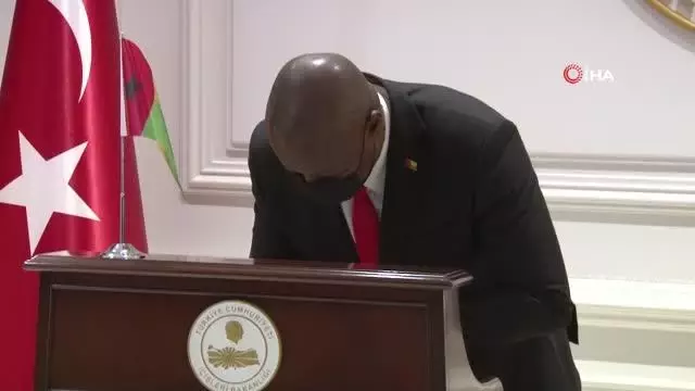 Bakan Soylu, Gine Bissaulu mevkidaşı Cande'yi kabul etti Bakan Soylu, Gine Bissaulu mevkidaşı Cande'yi kabul etti