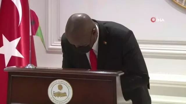 Bakan Soylu, Gine Bissaulu mevkidaşı Cande'yi kabul etti Bakan Soylu, Gine Bissaulu mevkidaşı Cande'yi kabul etti