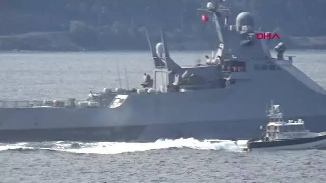 Son dakika haberi | ÇANAKKALE Rus savaş gemisi Çanakkale Boğazı'ndan geçti Son dakika haberi | ÇANAKKALE Rus savaş gemisi Çanakkale Boğazı'ndan geçti