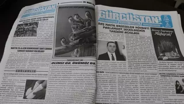 Gürcistan gazetesi 100 yıldır Gürcistan ve Azerbaycan halkları arasında dostluk köprüsü kuruyor