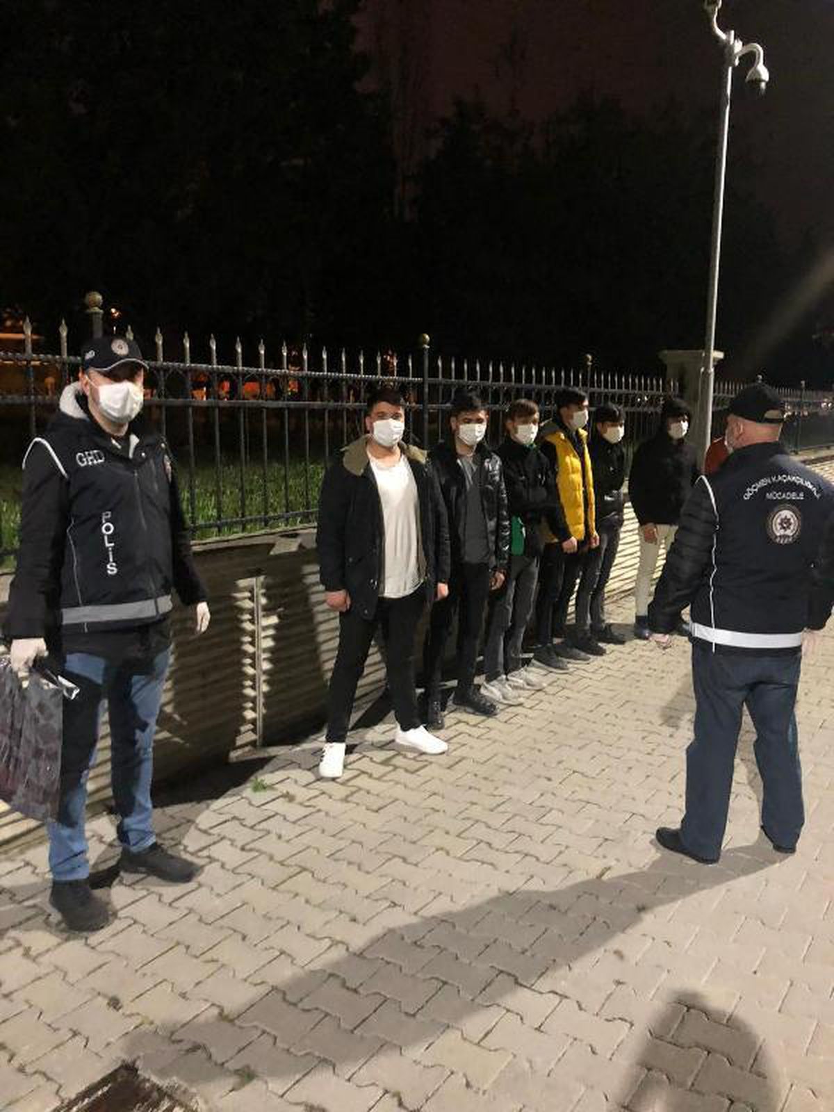 Samsun'da 7 kaçak göçmen yakalandı