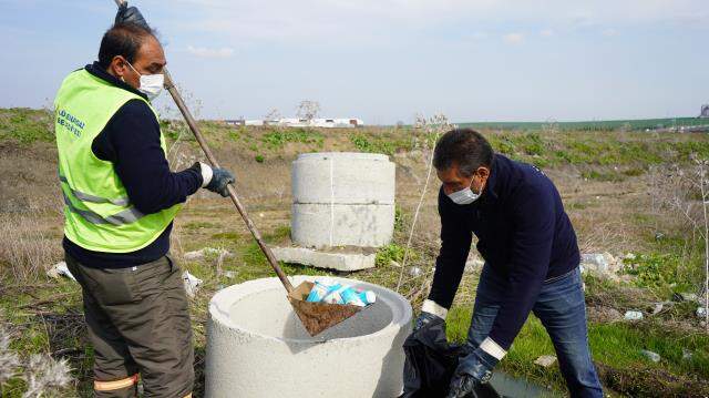 Bir garip olay! Kanalizasyon hattında binlerce bozulmuş ayran bulundu