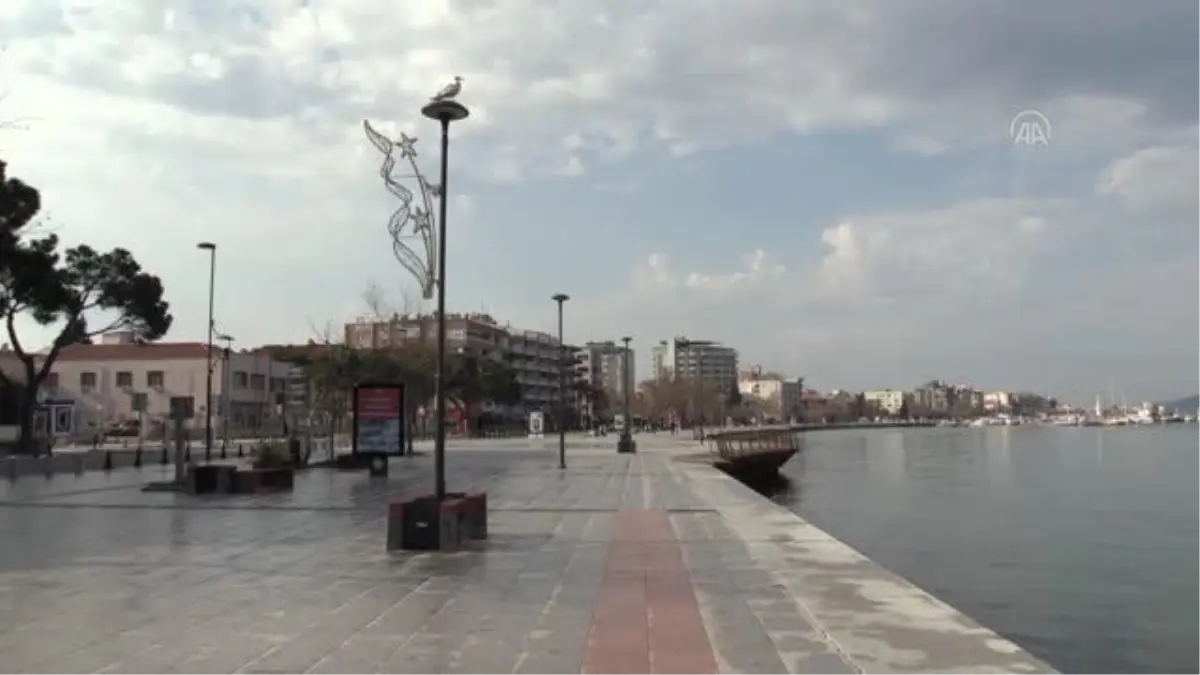 ÇANAKKALE - Sokağa çıkma kısıtlamasına riayet ediliyor