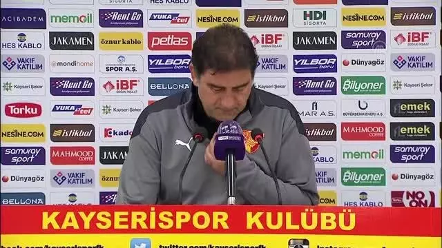 Hes Kablo Kayserispor-Göztepe maçının ardından Hes Kablo Kayserispor-Göztepe maçının ardından
