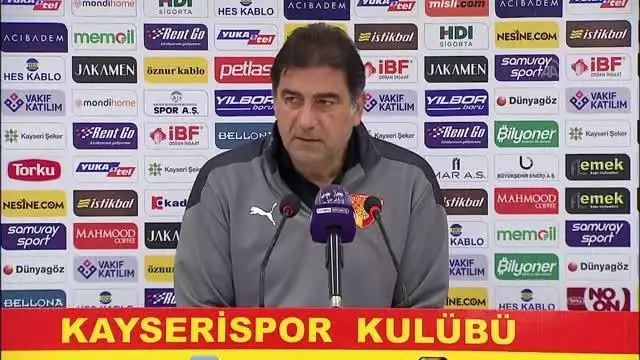 Hes Kablo Kayserispor-Göztepe maçının ardından Hes Kablo Kayserispor-Göztepe maçının ardından