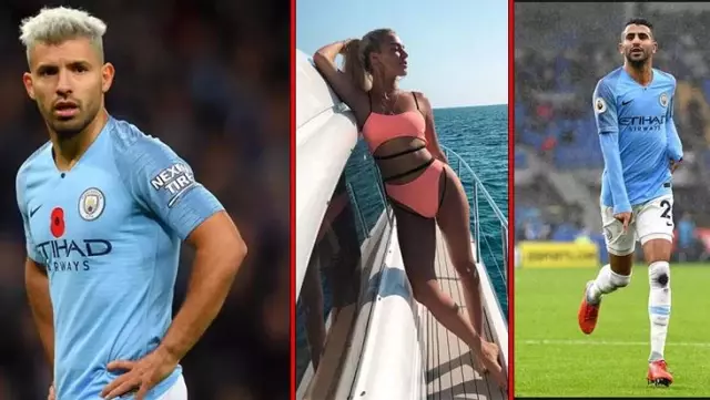 Instagram phenomenon college student mannequin disrupts Manchester City's two star footballers