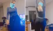 Peçeli dansı yüzünden işinden olan Hande Sarıoğlu, bu sefer de yeni kanalında göbek attı Peçeli dansı yüzünden işinden olan Hande Sarıoğlu, bu sefer de yeni kanalında göbek attı