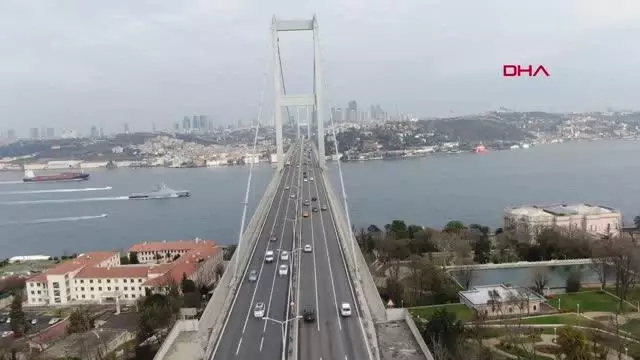 RUS SAVAŞ GEMİSİ İSTANBUL BOĞAZ'INDAN GEÇTİ RUS SAVAŞ GEMİSİ İSTANBUL BOĞAZ'INDAN GEÇTİ