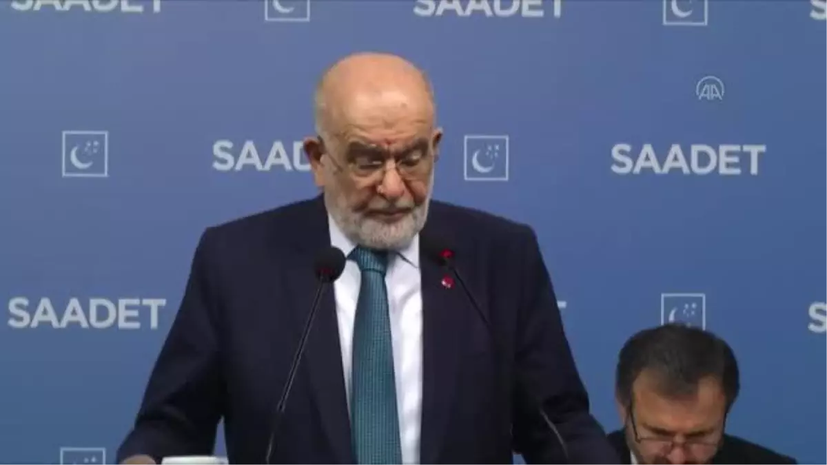 Saadet Partisi, vatandaşın sorunlarına çözüm için 'Geçim İttifakı' kampanyası başlatacak