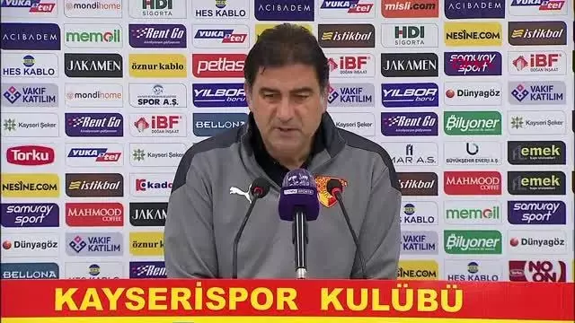 SPOR Hes Kablo Kayserispor - Göztepe maçının ardından SPOR Hes Kablo Kayserispor - Göztepe maçının ardından