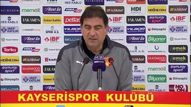SPOR Hes Kablo Kayserispor - Göztepe maçının ardından SPOR Hes Kablo Kayserispor - Göztepe maçının ardından