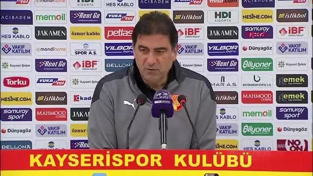 SPOR Hes Kablo Kayserispor - Göztepe maçının ardından SPOR Hes Kablo Kayserispor - Göztepe maçının ardından