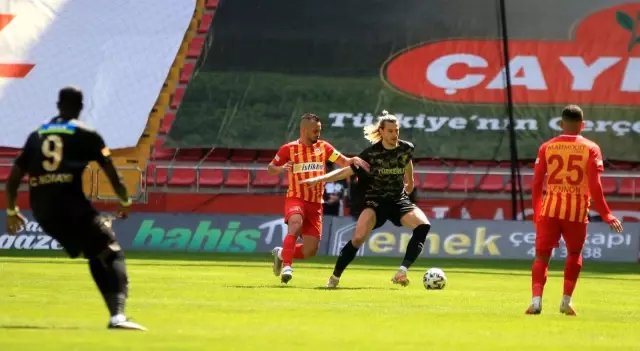 Süper Lig: Kayserispor: 1 Göztepe: 0 (İlk yarı) Süper Lig: Kayserispor: 1 Göztepe: 0 (İlk yarı)