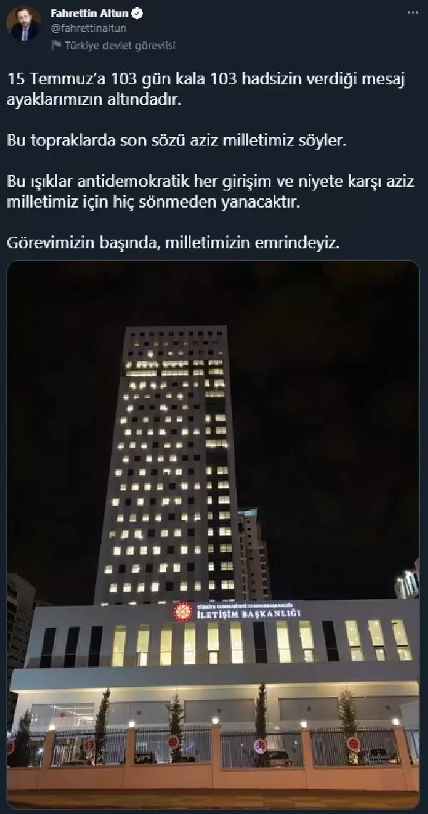 Altun'dan 'Bildiri' tepkisi: Haddinizi bilin (2) Altun'dan 'Bildiri' tepkisi: Haddinizi bilin (2)