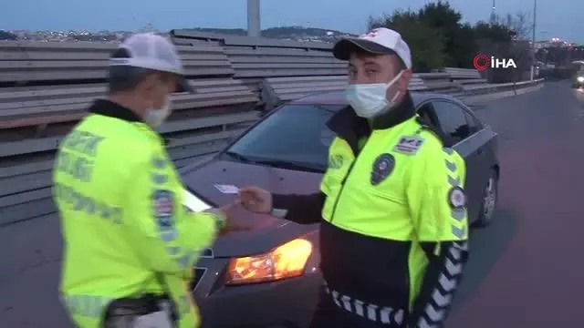 Kısıtlamada evrak almak için Anadolu Yakası'na geçen sürücüye köprü geçişi pahalıya mal oldu Kısıtlamada evrak almak için Anadolu Yakası'na geçen sürücüye köprü geçişi pahalıya mal oldu