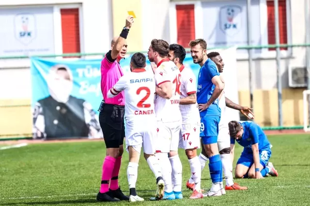 Samsunspor Süper Lig hedefini sürdürdü Samsunspor Süper Lig hedefini sürdürdü