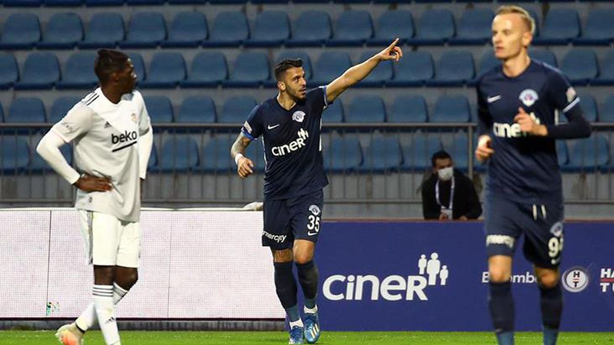 Süper Lig'in 32. haftasında Beşiktaş, deplasmanda Kasımpaşa'ya 1-0 mağlup oldu