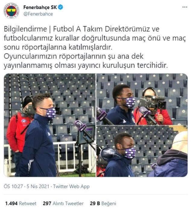 beIN Sports has not posted interviews again! Response from F. Garden was quick beIN Sports has not posted interviews again! Response from F. Garden was quick