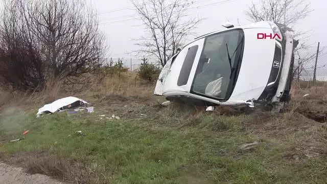 BOLU TAKLA ATAN OTOMOBİLDEN FIRLAYAN SÜRÜCÜ, ÖLDÜ BOLU TAKLA ATAN OTOMOBİLDEN FIRLAYAN SÜRÜCÜ, ÖLDÜ