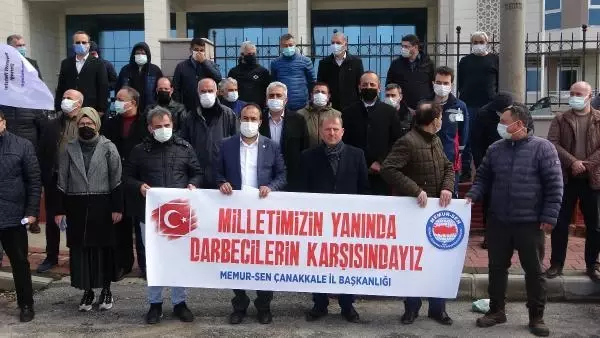 ÇANAKKALE'DE, MEMUR-SEN'DEN 104 EMEKLİ AMİRAL HAKKINDA SUÇ DUYURUSU ÇANAKKALE'DE, MEMUR-SEN'DEN 104 EMEKLİ AMİRAL HAKKINDA SUÇ DUYURUSU