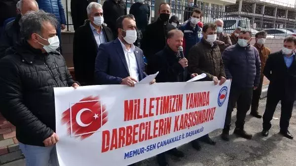 ÇANAKKALE'DE, MEMUR-SEN'DEN 104 EMEKLİ AMİRAL HAKKINDA SUÇ DUYURUSU ÇANAKKALE'DE, MEMUR-SEN'DEN 104 EMEKLİ AMİRAL HAKKINDA SUÇ DUYURUSU