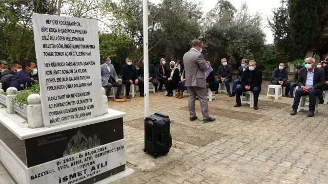 Dünya ve Olimpiyat Şampiyonu İsmet Atlı kabri başında anıldı Dünya ve Olimpiyat Şampiyonu İsmet Atlı kabri başında anıldı