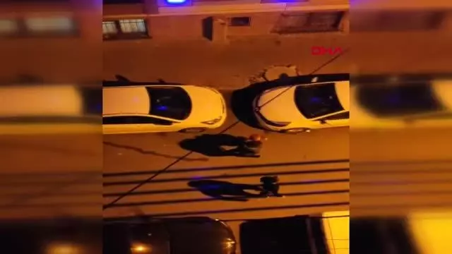 Küçükçekmece'de ağlayan çocuğuna aldırış etmeden eşini darbetti