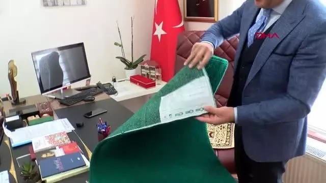 Ayasofya'nın halı seccadeleri; 6 engelliye umut oldu Ayasofya'nın halı seccadeleri; 6 engelliye umut oldu