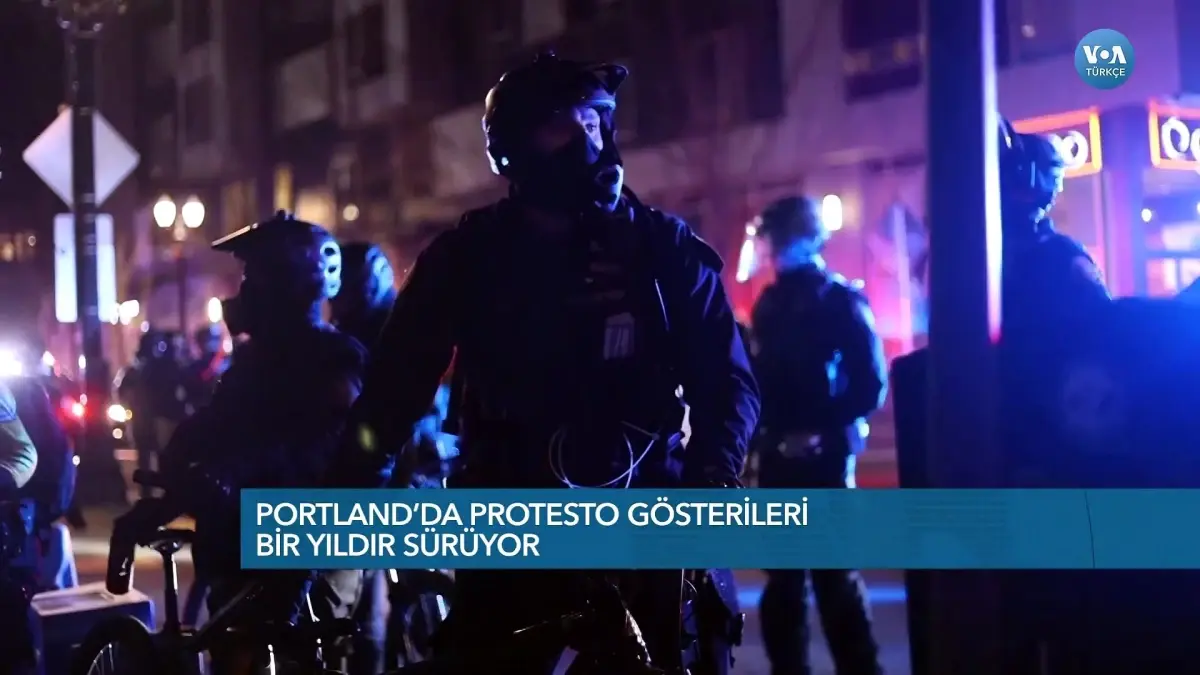 Portland'da Protesto Gösterileri Bir Yıldır Sürüyor