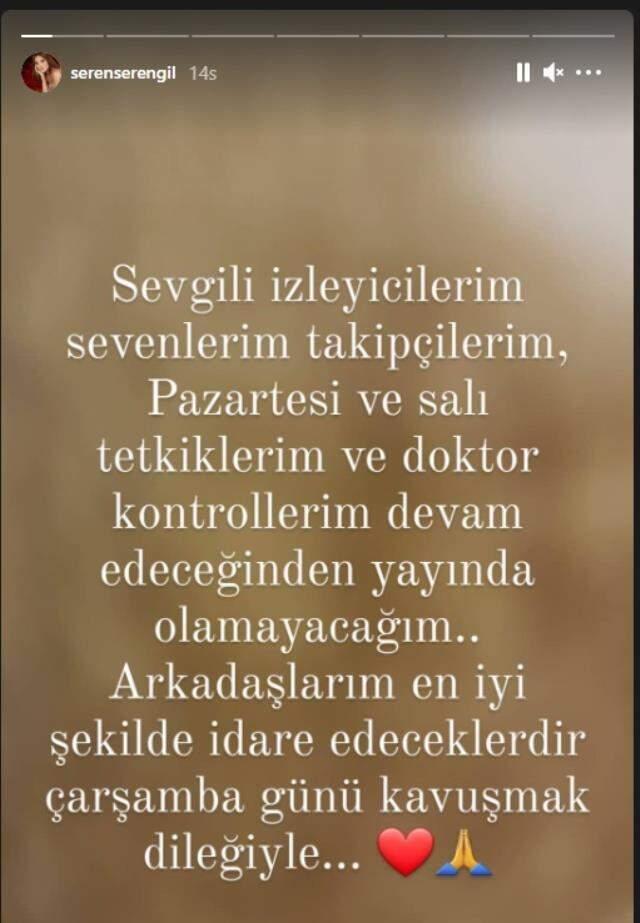 Seren Serengil neden yok? Seren Serengil canlı yayında fenalaştı! Seren Serengil bugün Söylemezsem Olmaz programında var mı?