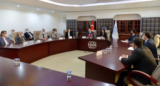 Azerbaycan İnsan Hakları Komiserinden KDK'ya ziyaret Azerbaycan İnsan Hakları Komiserinden KDK'ya ziyaret