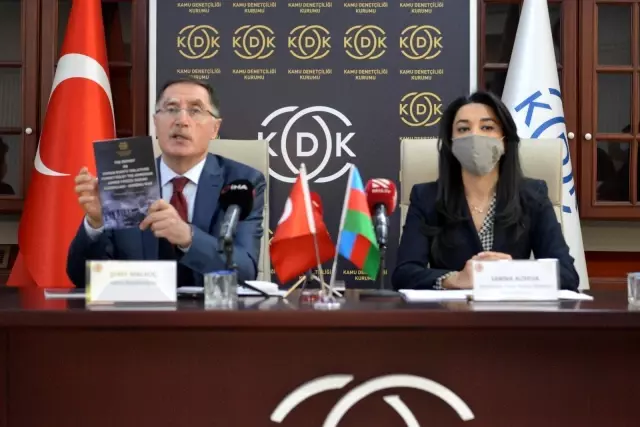 Azerbaycan İnsan Hakları Komiserinden KDK'ya ziyaret Azerbaycan İnsan Hakları Komiserinden KDK'ya ziyaret