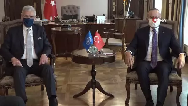 Bakan Çavuşoğlu, Bozkır ile görüştü Bakan Çavuşoğlu, Bozkır ile görüştü