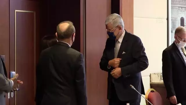 TBMM Başkanı Şentop, BM 75. Genel Kurul Başkanı Bozkır'ı kabul etti (2) TBMM Başkanı Şentop, BM 75. Genel Kurul Başkanı Bozkır'ı kabul etti (2)