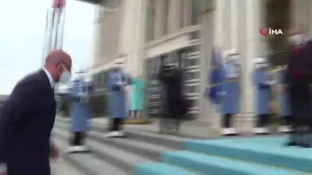 Cumhurbaşkanı Erdoğan AB heyetini kabul etti Cumhurbaşkanı Erdoğan AB heyetini kabul etti