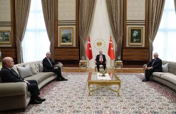 Cumhurbaşkanı Erdoğan, BM Genel Kurul Başkanı Bozkır'ı kabul etti Cumhurbaşkanı Erdoğan, BM Genel Kurul Başkanı Bozkır'ı kabul etti