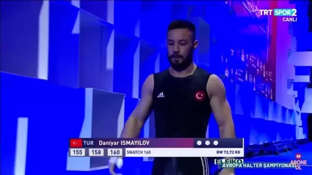 Son Dakika | Daniyar Ismailov, Avrupa Halter Şampiyonası'nda altın madalyayı rekorla kazandı Son Dakika | Daniyar Ismailov, Avrupa Halter Şampiyonası'nda altın madalyayı rekorla kazandı