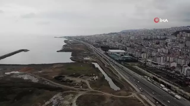 Deniz kenti Trabzon'un sahilindeki 5 yıllık değişim Deniz kenti Trabzon'un sahilindeki 5 yıllık değişim