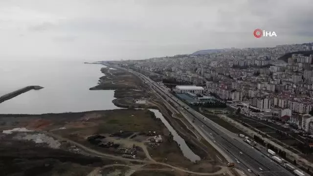 Deniz kenti Trabzon'un sahilindeki 5 yıllık değişim Deniz kenti Trabzon'un sahilindeki 5 yıllık değişim