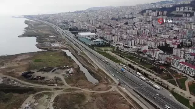 Deniz kenti Trabzon'un sahilindeki 5 yıllık değişim Deniz kenti Trabzon'un sahilindeki 5 yıllık değişim