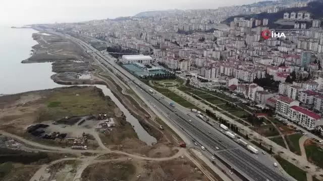 Deniz kenti Trabzon'un sahilindeki 5 yıllık değişim Deniz kenti Trabzon'un sahilindeki 5 yıllık değişim