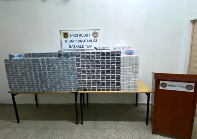 Hakkari ve Van'da mühimmat ve kaçak sigara ele geçirildi Hakkari ve Van'da mühimmat ve kaçak sigara ele geçirildi