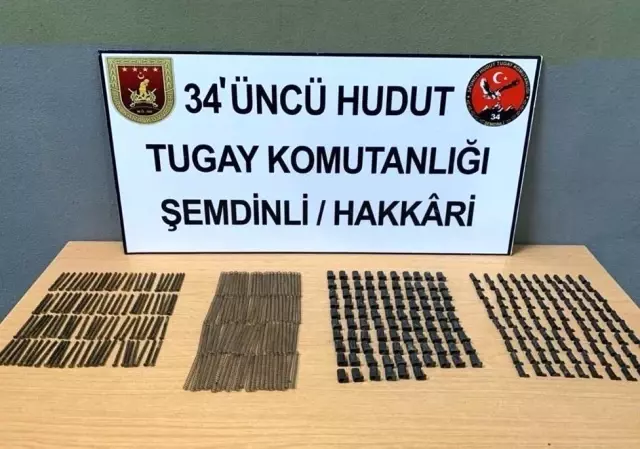 Hakkari ve Van'da mühimmat ve kaçak sigara ele geçirildi Hakkari ve Van'da mühimmat ve kaçak sigara ele geçirildi
