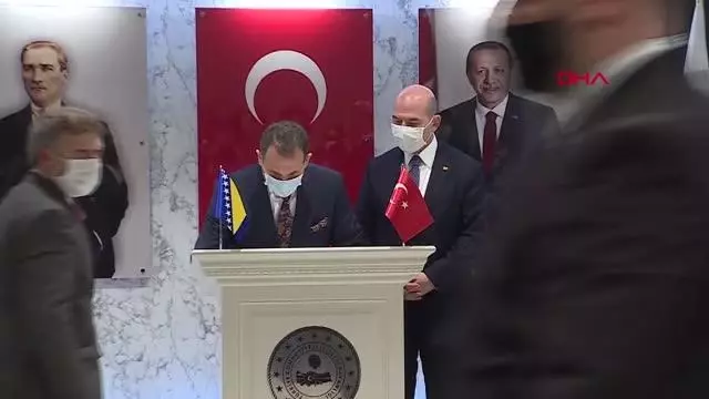 Son dakika gündem: İçişleri Bakanı Soylu ile Bosna-Hersek Güvenlik Bakanı Cikotic bir araya geldi Son dakika gündem: İçişleri Bakanı Soylu ile Bosna-Hersek Güvenlik Bakanı Cikotic bir araya geldi