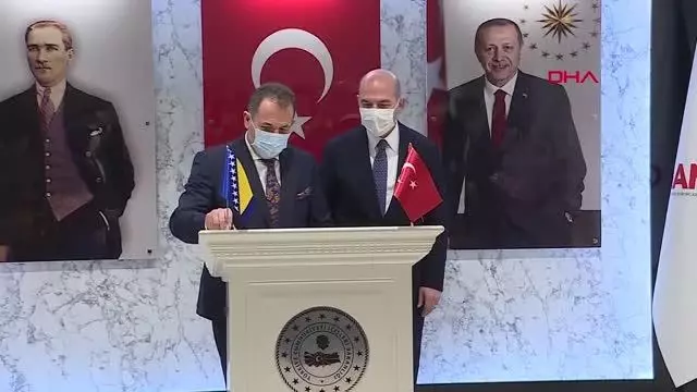 Son dakika gündem: İçişleri Bakanı Soylu ile Bosna-Hersek Güvenlik Bakanı Cikotic bir araya geldi Son dakika gündem: İçişleri Bakanı Soylu ile Bosna-Hersek Güvenlik Bakanı Cikotic bir araya geldi