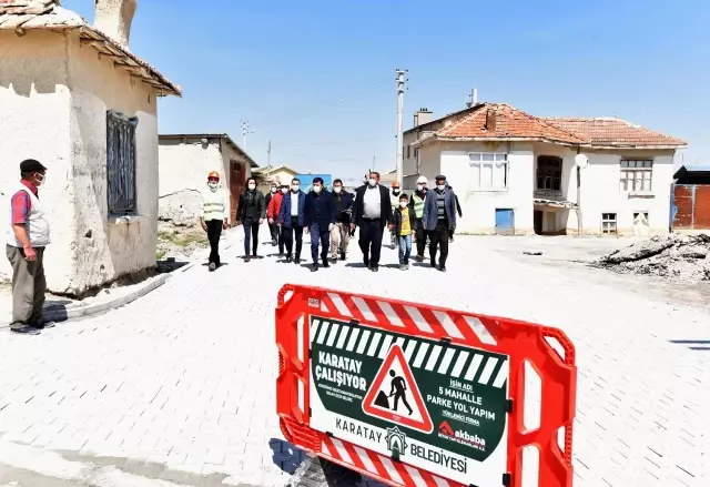 Karatay'da bu yıl kilit parke taş hedefi 1 milyon metrekare Karatay'da bu yıl kilit parke taş hedefi 1 milyon metrekare