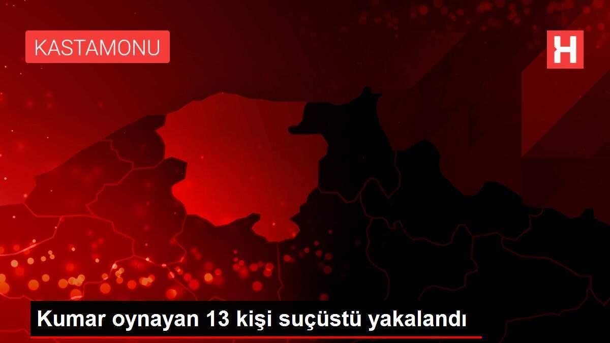 Kumar oynayan 13 kişi suçüstü yakalandı Kumar oynayan 13 kişi suçüstü yakalandı