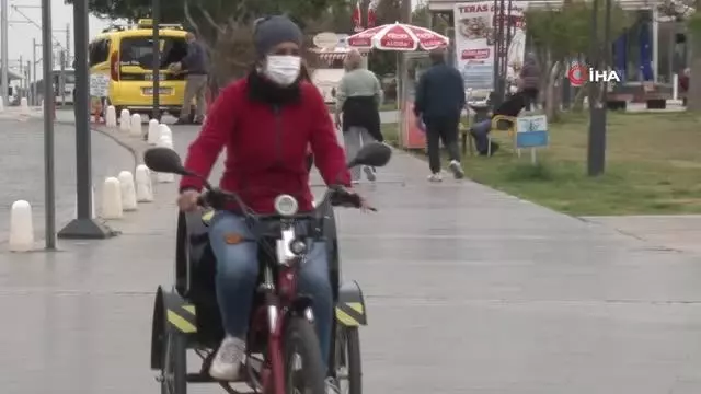 Pandemide mahallelinin hediye ettiği bisiklet ekmek kapısı oldu Pandemide mahallelinin hediye ettiği bisiklet ekmek kapısı oldu