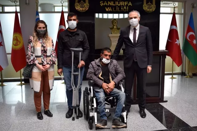 Şanlıurfa valisi iki engellinin hayatını kolaylaştırdı Şanlıurfa valisi iki engellinin hayatını kolaylaştırdı