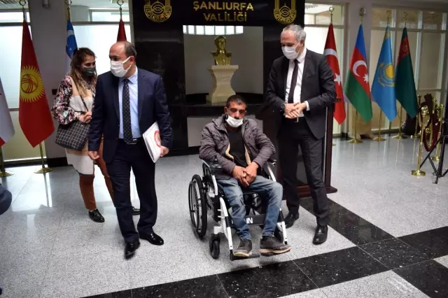 Şanlıurfa valisi iki engellinin hayatını kolaylaştırdı Şanlıurfa valisi iki engellinin hayatını kolaylaştırdı